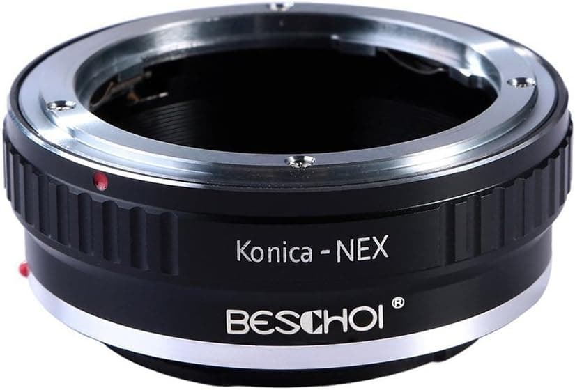 Beschoi Lens Mount Adapter Compatible for Konica AR Lens to Sony NEX E-Mount Camera Body,Compatible with Sony NEX-3 NEX-3C NEX-5 NEX-5C NEX-5N NEX-5R NEX-6 NEX-7 NEX-VG10 etc