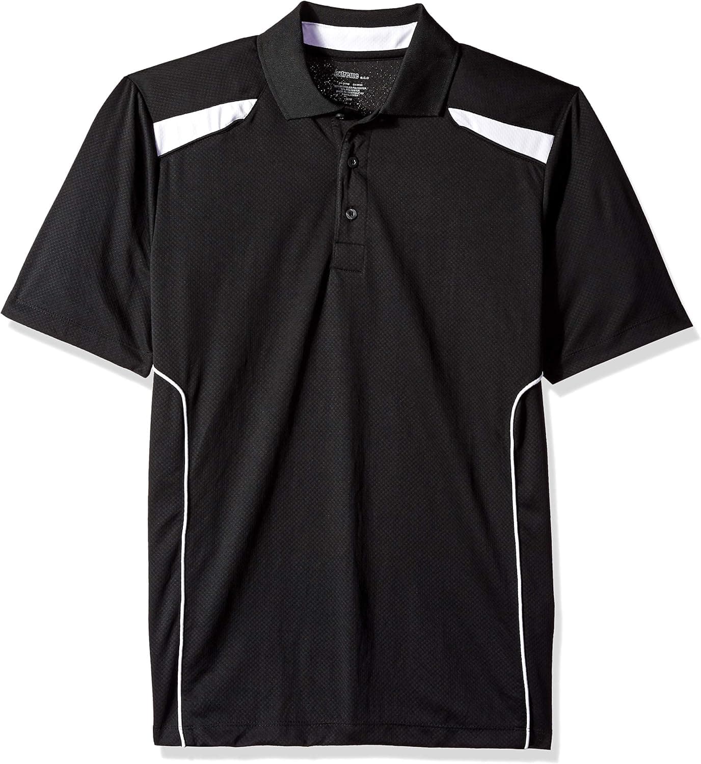 Ashe Xtream Men's Performance Tempo Textured Short Sleeve Polo Shirt