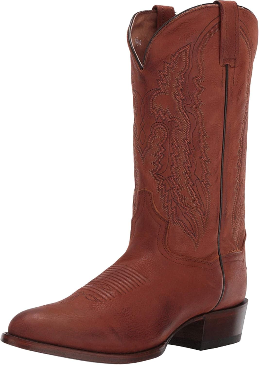 Dan Post Men's Men&Rsquo;S Miller Leather Western Boot &Ndash; Round Toe Cognac 12 EE