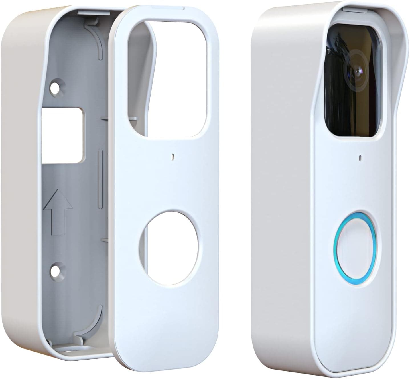 Blink Doorbell Mount for Blink Video Doorbell, No-Drilling Blink Mount Bracket, Easy Installation for Blink Doorbell Camera Security System (The Blink Doorbell is Not Included),White…
