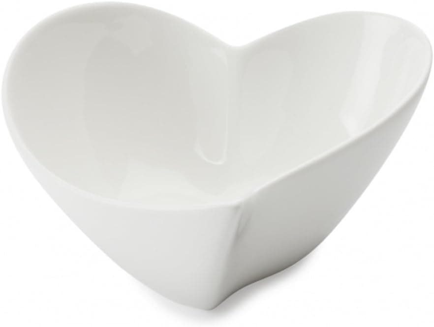 Maxwell Williams White Porcelain 'Basics Range' Heart Shaped Bowl 17cm / 6.75" JX57907