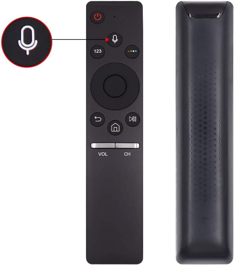 BN59-01266A Replaced Voice Remote Compatible with Samsung LED LCD HD Smart TV RMCSPM1AP1 UN65MU650D UN65MU850D UN50MU630D UN43MU630D UN55MU630D UN55MU650D UN55MU700D UN55MU800D UN75MU630D QN65Q7FD