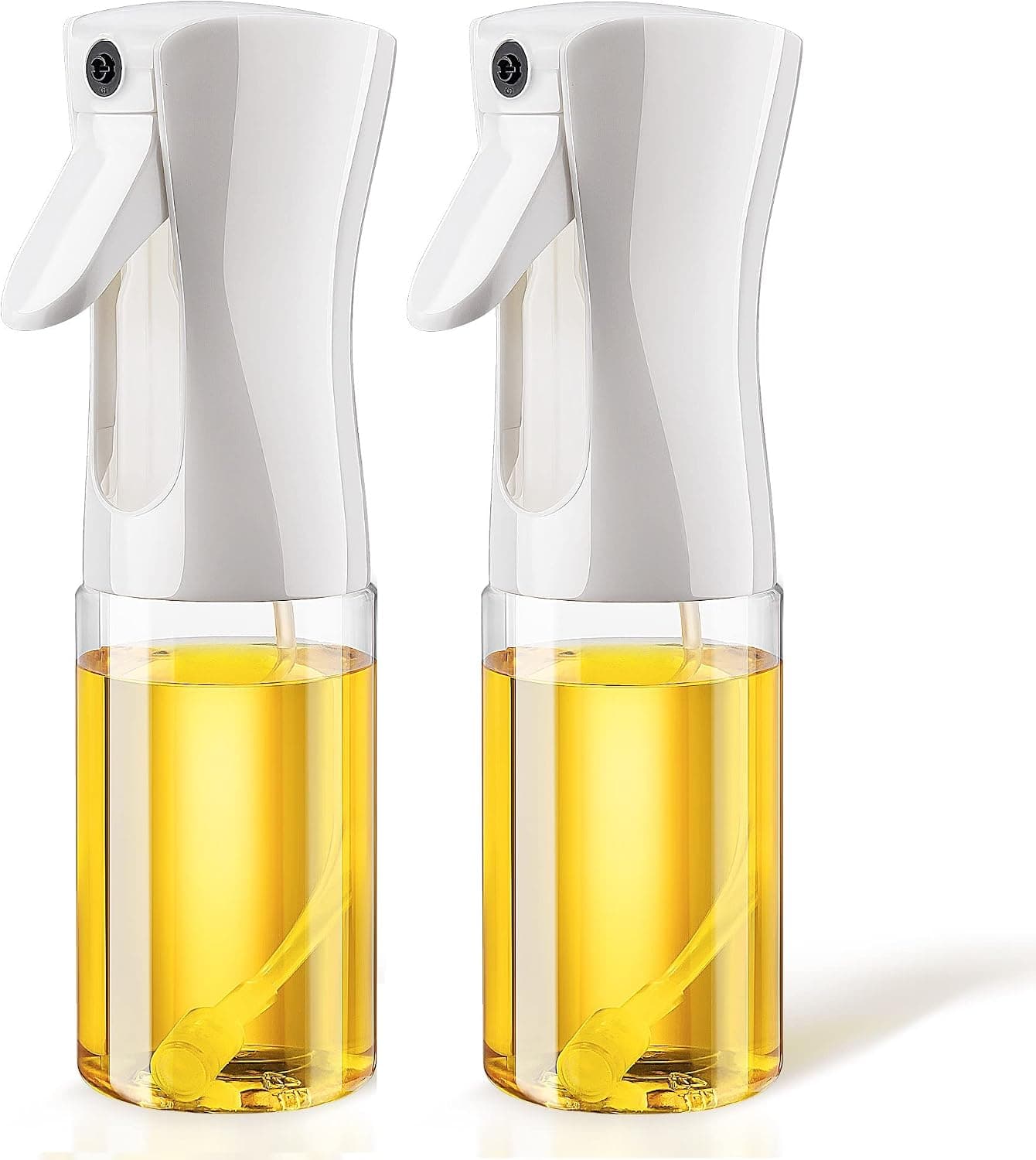Oil Sprayer for Cooking, Fkprorjv 200 ml Atomizer Olive Oil Sprayer Mister 2 Pack, Portable Kitchen Gadgets Accessories Oil Mister Sprayer for Air Fryer, Salad, BBQ, Kitchen Baking, Roasting