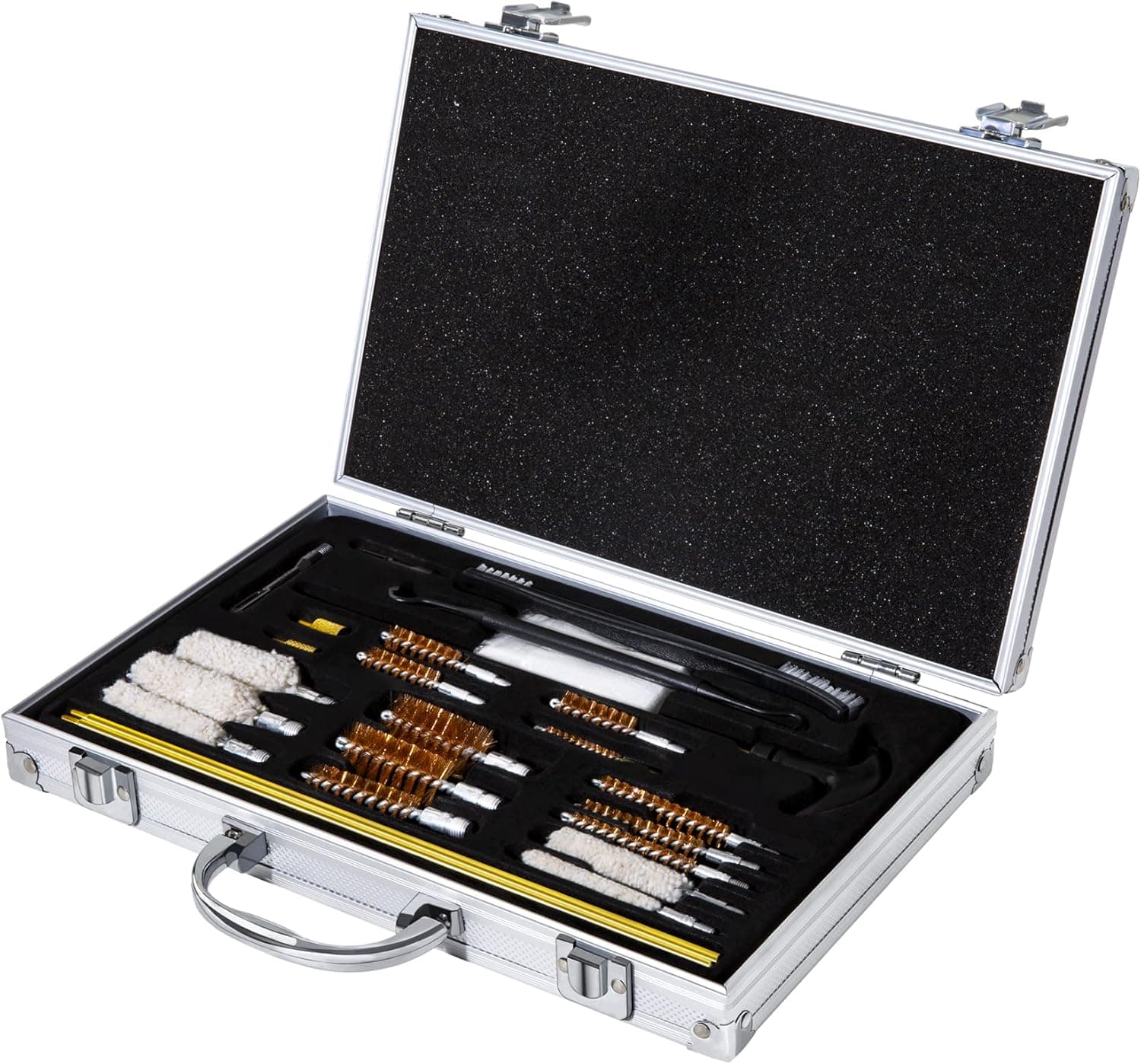 Gun Cleaning Kit for All Guns, Universal Gun Cleaning Supplies with Carrying Case for Hunting Rifle, Pistol, Shotgun