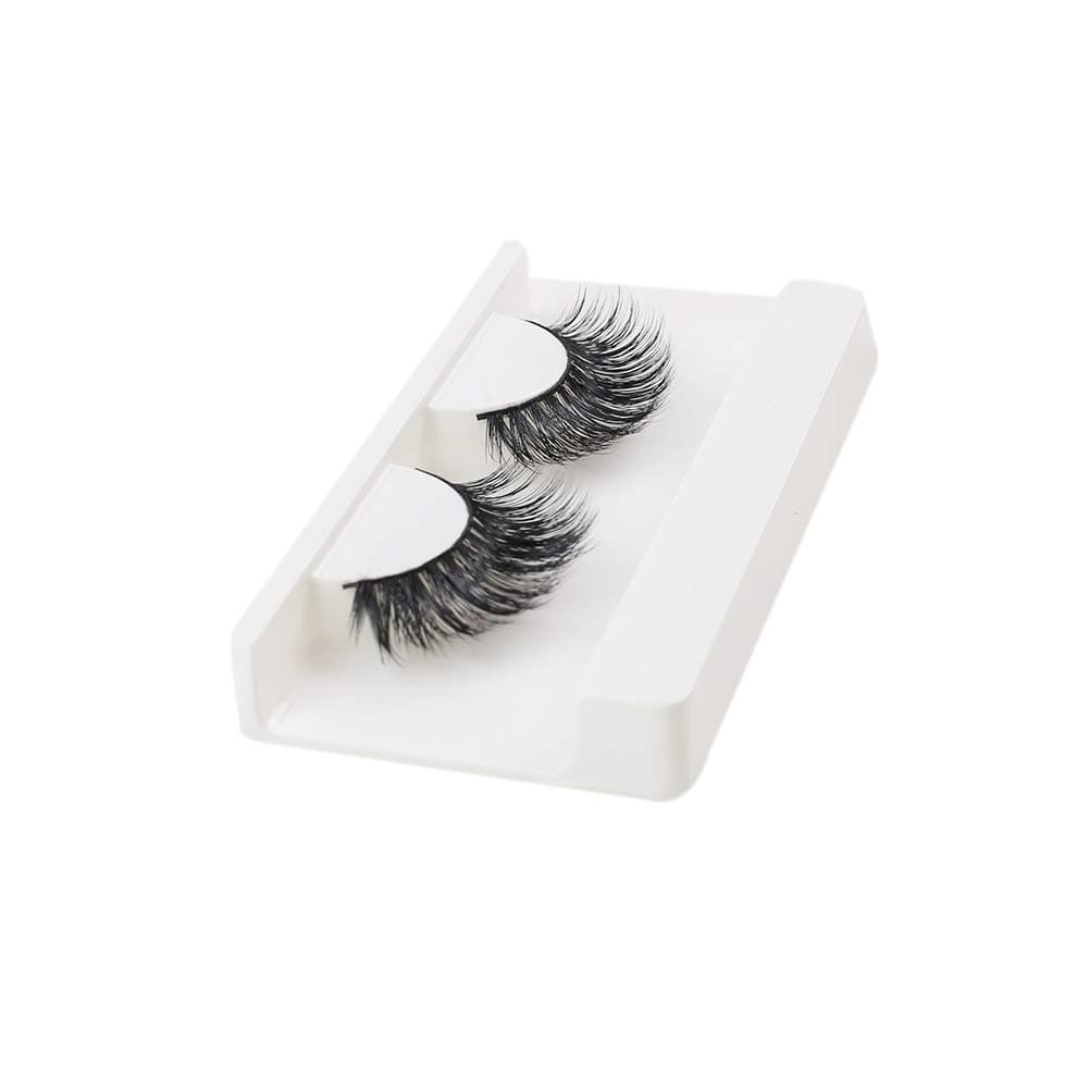 YoungSee 1 Pair Daily Use Eyelashes Extensions Individual 3D Mink Fake Eyelashes Natural Look Make Up Black Mink Eyelashes