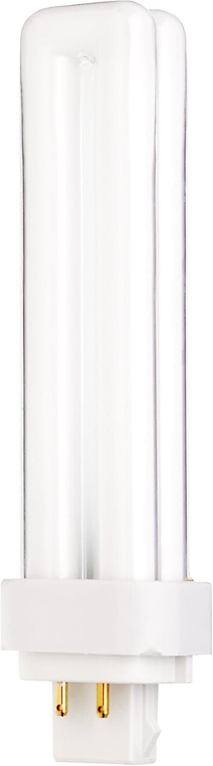 Satco S8336 4100K 18-Watt G24q-2 Base T4 Quad 4-Pin Tube for Electronic and Dimming Ballasts