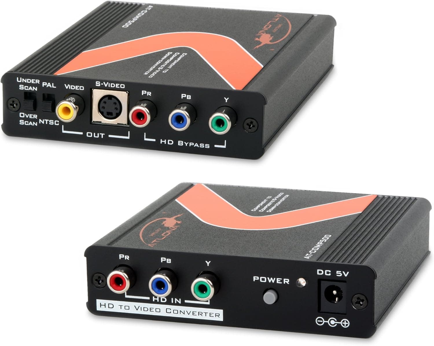 Atlona Component to Composite/s-Video D