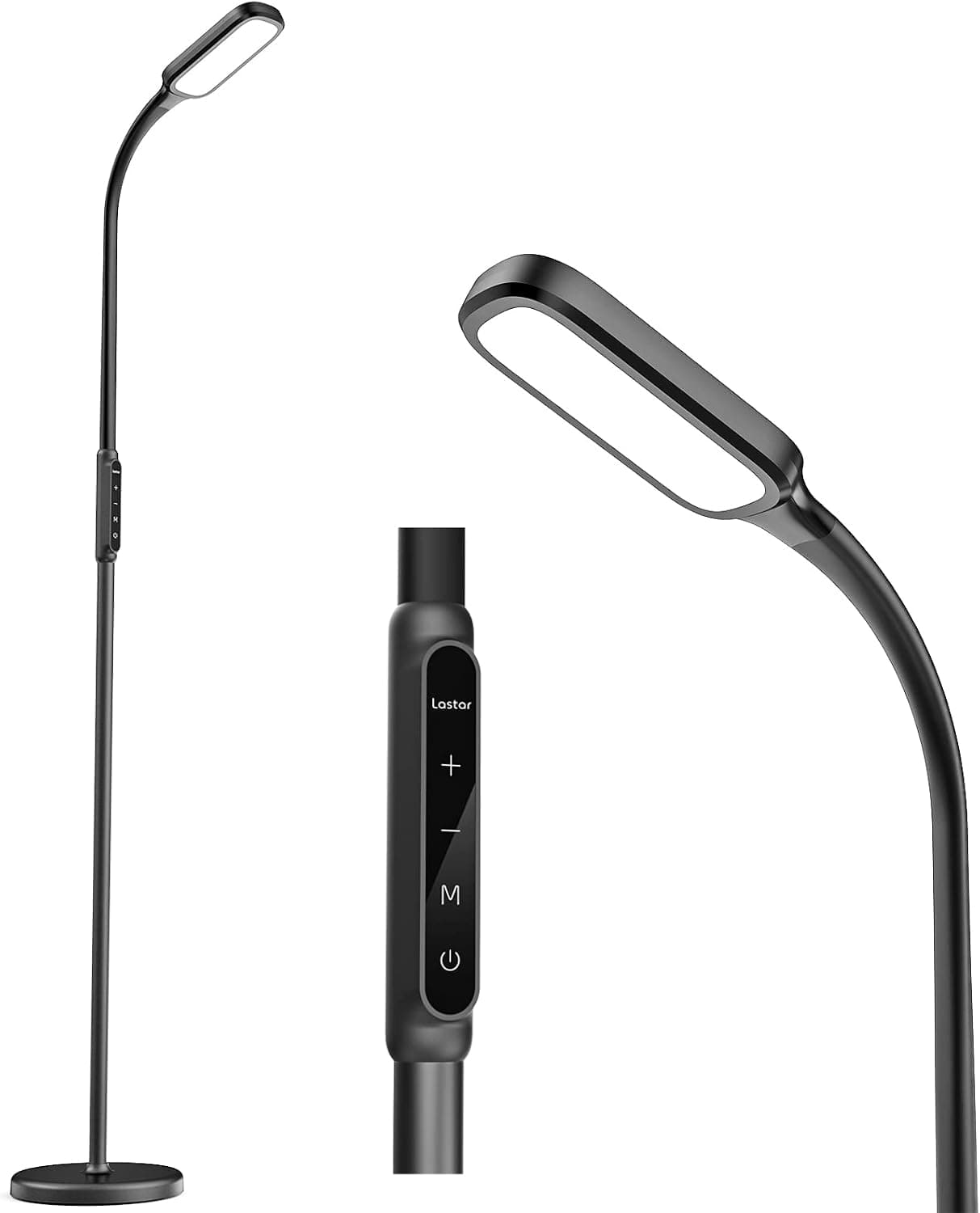 LASTAR LED Floor Lamp, 1800 Lumen Reading Standing Lamp for Living Room Bedroom with 4 Level Customised Brightness and 2800K-5500K Color Temperature, 60-min Timer & Memory Function