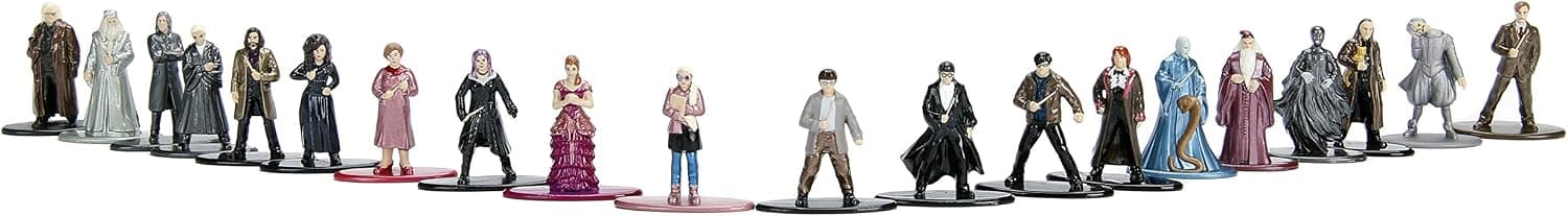 Nano Metalfigs Harry Potter Wave 2 Collectible Toy Figures (20 Piece), Multicolor, 1.65"