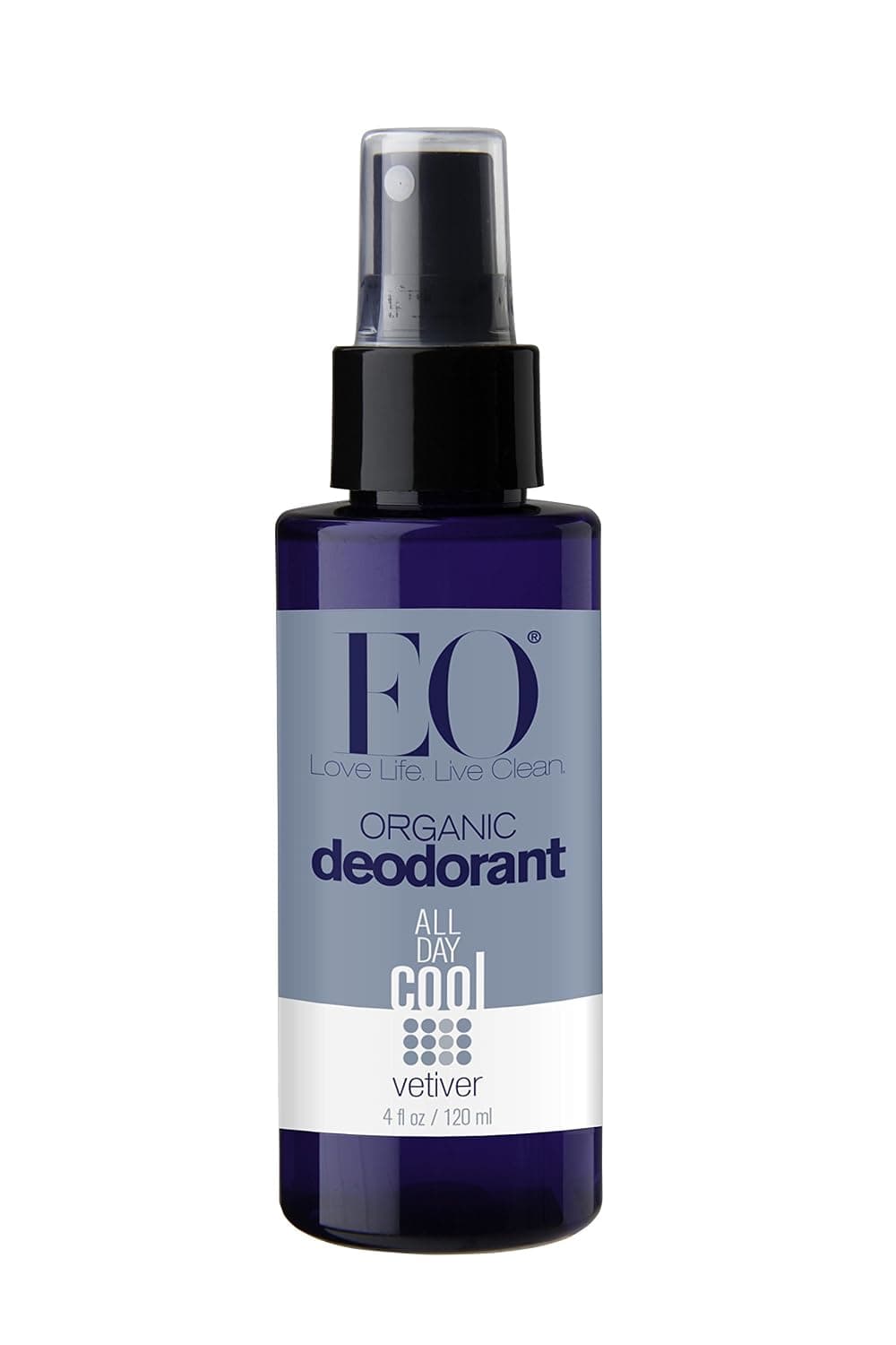 EO Products Deodorant Spray, Vetiver - 4 oz