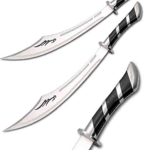 MAKOTO Fantasy Warrior Full Tang Sword - Scimitar Slasher