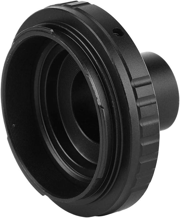 Pomya Camera Lens Telescope Adapter Ring, Metal 0.965inch T Mount Astronomical Telescope Eyepiece Lens Adapter for Canon Mount SLR Camera