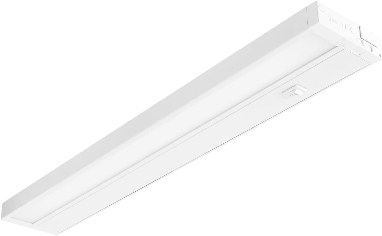 Kobi Electric K8M4 700 lm 5000K LED Under cabinet Lighting Fixture, 22-Inch, White Finish