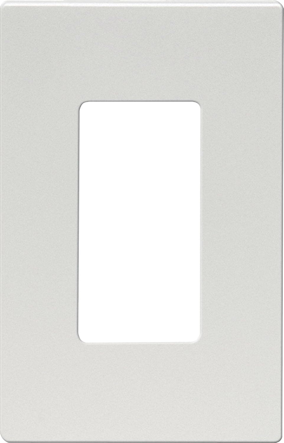 EATON Wiring 9521SG ASPIRE Screwless Wallplate, 1 Gang, Silver Granite