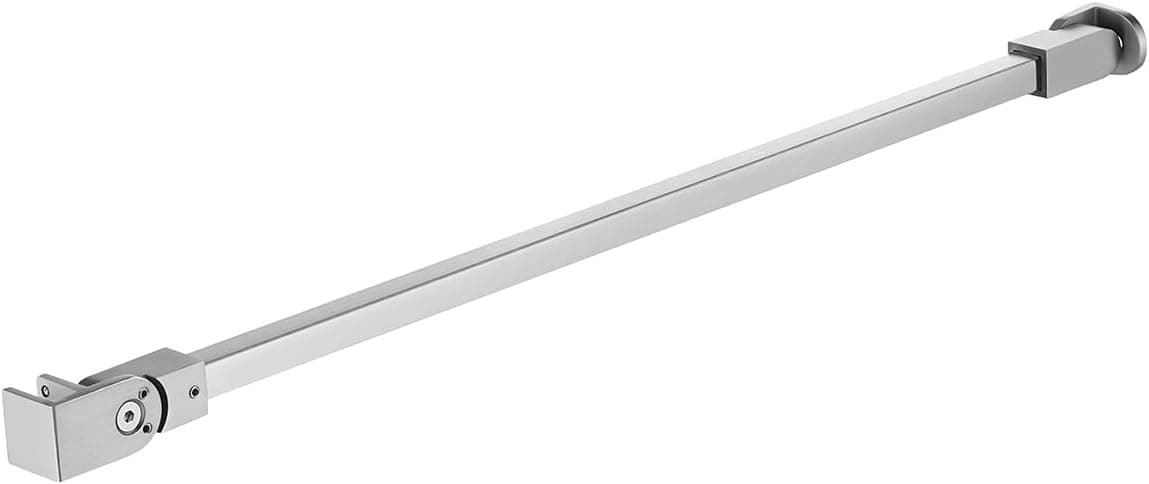 Serene Valley Frameless Shower Door Stuctural Support Arm, Wall-to-Glass Support Bar for 1/4", 5/16" and 3/8" Glass, 23 5/8-in (600mm) in Brushed Nickel Finish