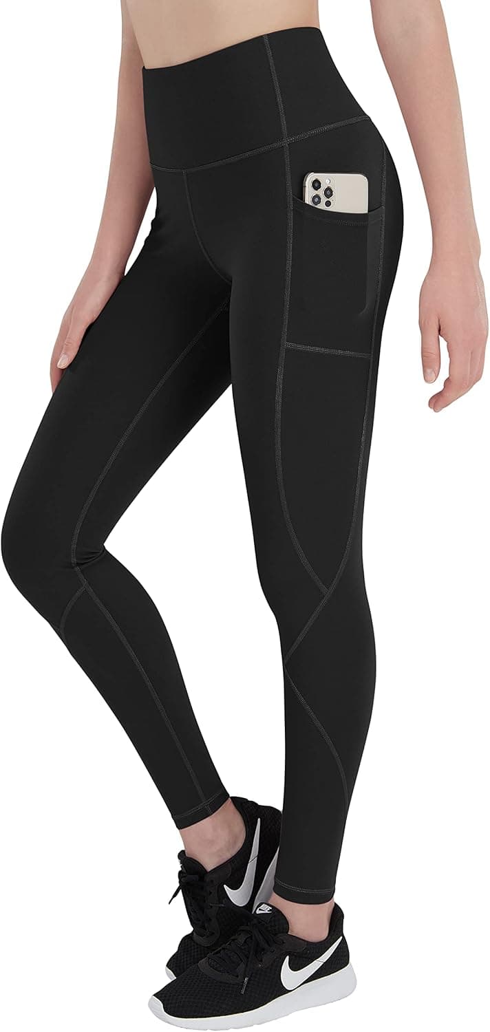 HOFI High Waisted Yoga Pants for Women, 4 Way Stretch Workout Pants, Tummy Control Yoga Leggings with Pockets