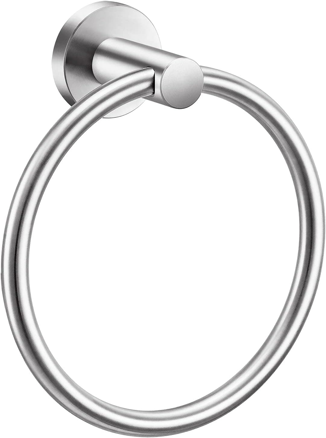 Pynsseu Hand Towel Ring, Brushed Nickel SUS 304 Stainless Steel Towel Holder Hangers, Wall Mount Towel Rack for Bathroom Kithen