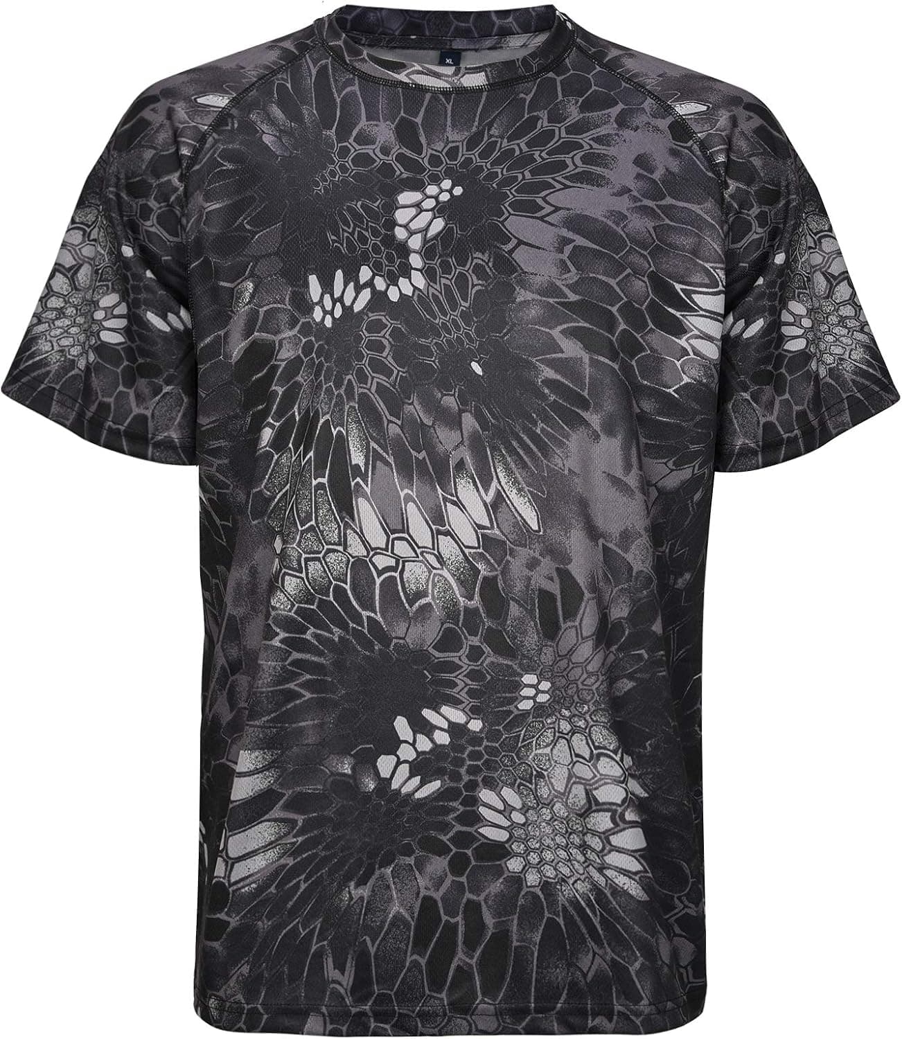 Wisdom Leaves Men Camo T-Shirt,Lightweight Performance Tee
