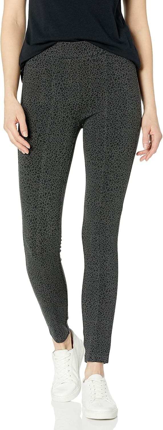 Daily Ritual Women's Ponte Knit Skinny-Fit Seamed-Front 2-Pocket Legging Pant