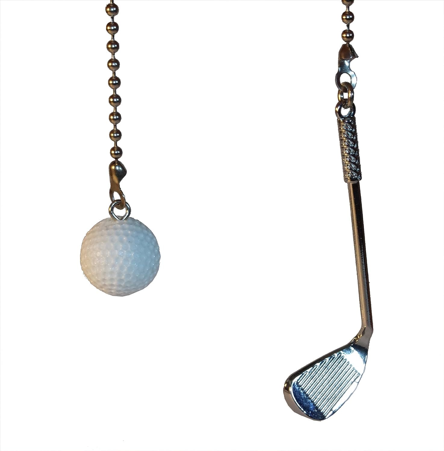 Golf Ball & Club Ceiling Fan Pull Set (Ball & Club)