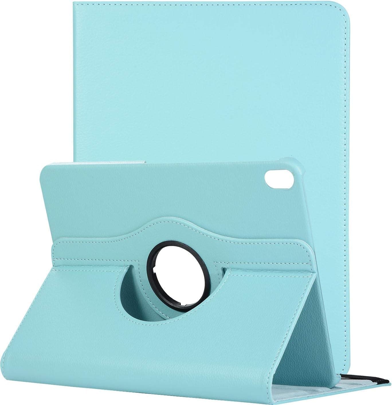 Case for New iPad Pro 12.9-inch 2018 3rd Generation,[Not Fit 1st/2nd Gen iPadPro12.9][Support Apple Pencil Charging] 360 Degree Rotating Smart Leather Stand Cover with Auto Sleep/Wake (Blue)