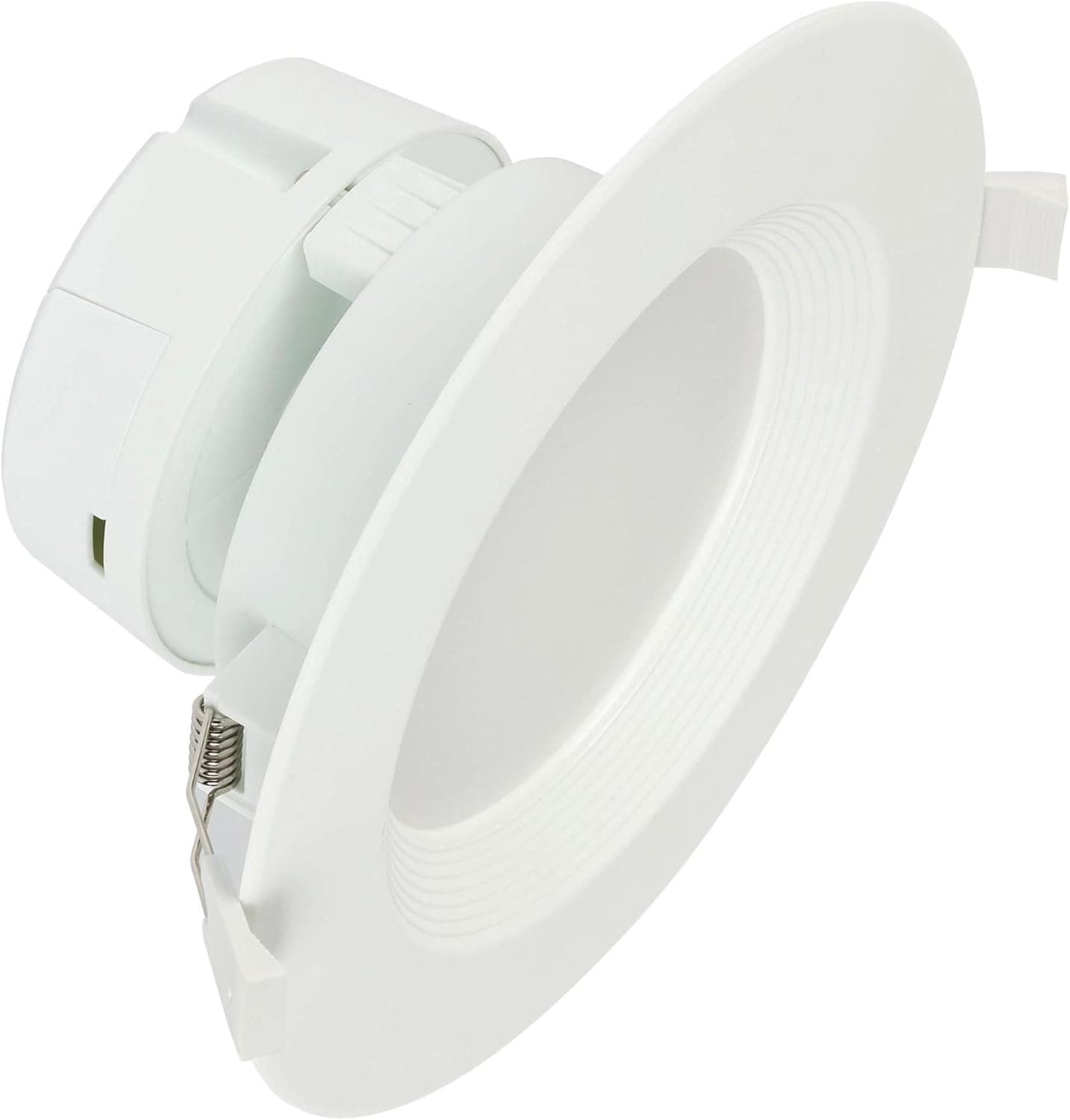 Westinghouse Lighting 5090000 65-Watt Equivalent 6-Inch Direct Wire Recessed LED Downlight Dimmable Warm White, White Trim