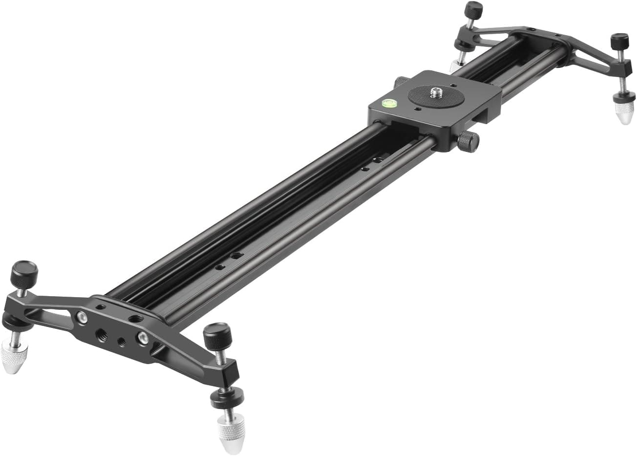 Neewer 24 inches/60 centimeters Aluminum Alloy Camera Track Slider Video Stabilizer Rail for DSLR Camera DV Video Camcorder Film Photography, Load up to 11 pounds/5 kilograms