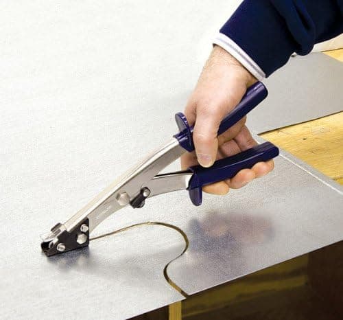 Eastwood Supercoup Nr1 Nibbler Metal Shears | Sheet Metal Cutter Tool Suitable for up to 22-Gauge Stainless & 18-Gauge Steel | Built-In Waste Curl Cutter | Metal Snips with Hardened Steel Jaws