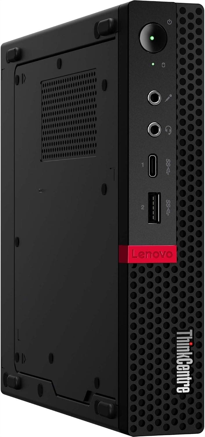 Lenovo ThinkCentre M630e USFF 16GB 256GB SSD Intel Core i5-8265U, Black (Renewed)
