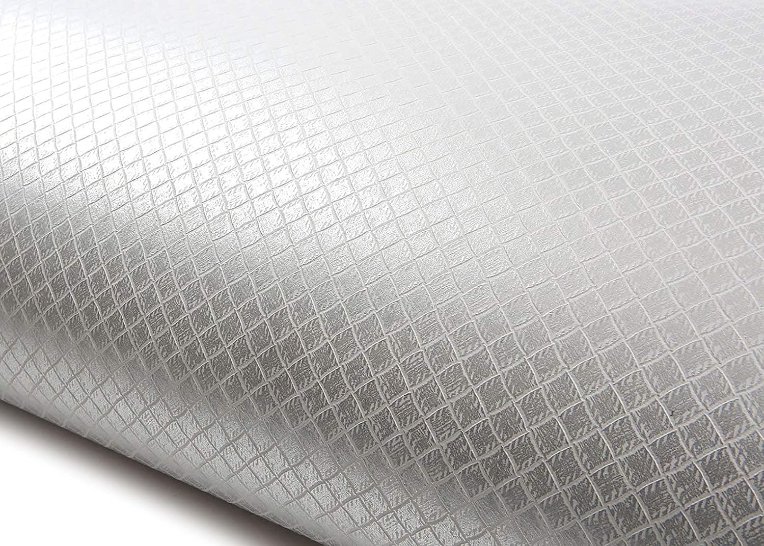 ROSEROSA Peel & Stick Polyester Leather Self-Adhesive Wallpaper Covering Counter Top Shelf Liner (FL7100-11 : 2.00 Feet X 6.56 Feet)