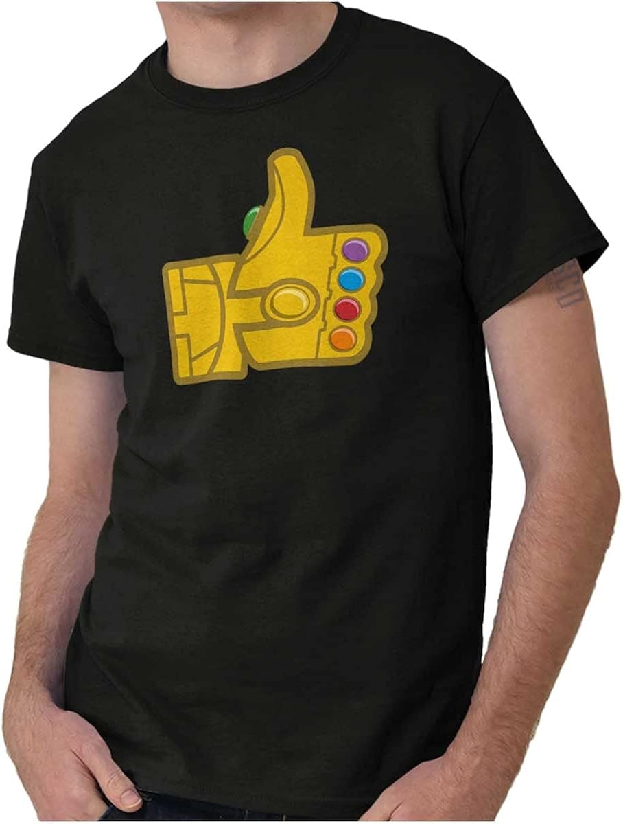 Brisco Brands Thumbs Up Powerful Arm Comic Movie Graphic T Shirt Men or Women