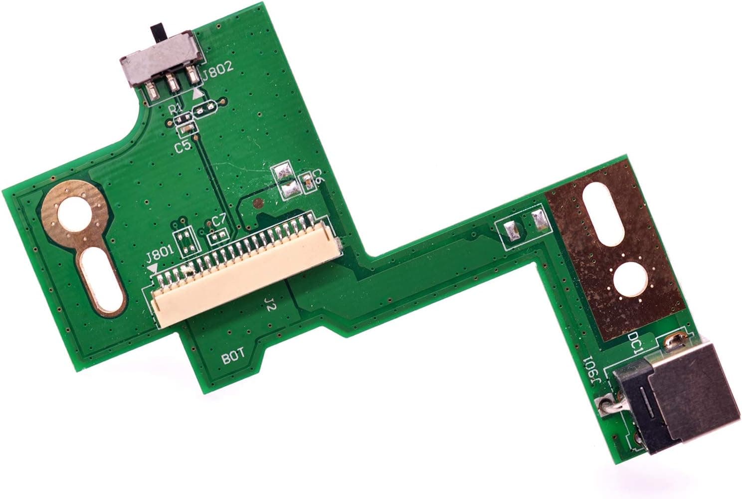 Deal4Go DC Power Jack Switch Board Charging Port Replacement for ASUS N53 N53S N53SM N53SV N53SN N53J N53T N53D N53DA N53JL N53SQ N53SI N53SL0