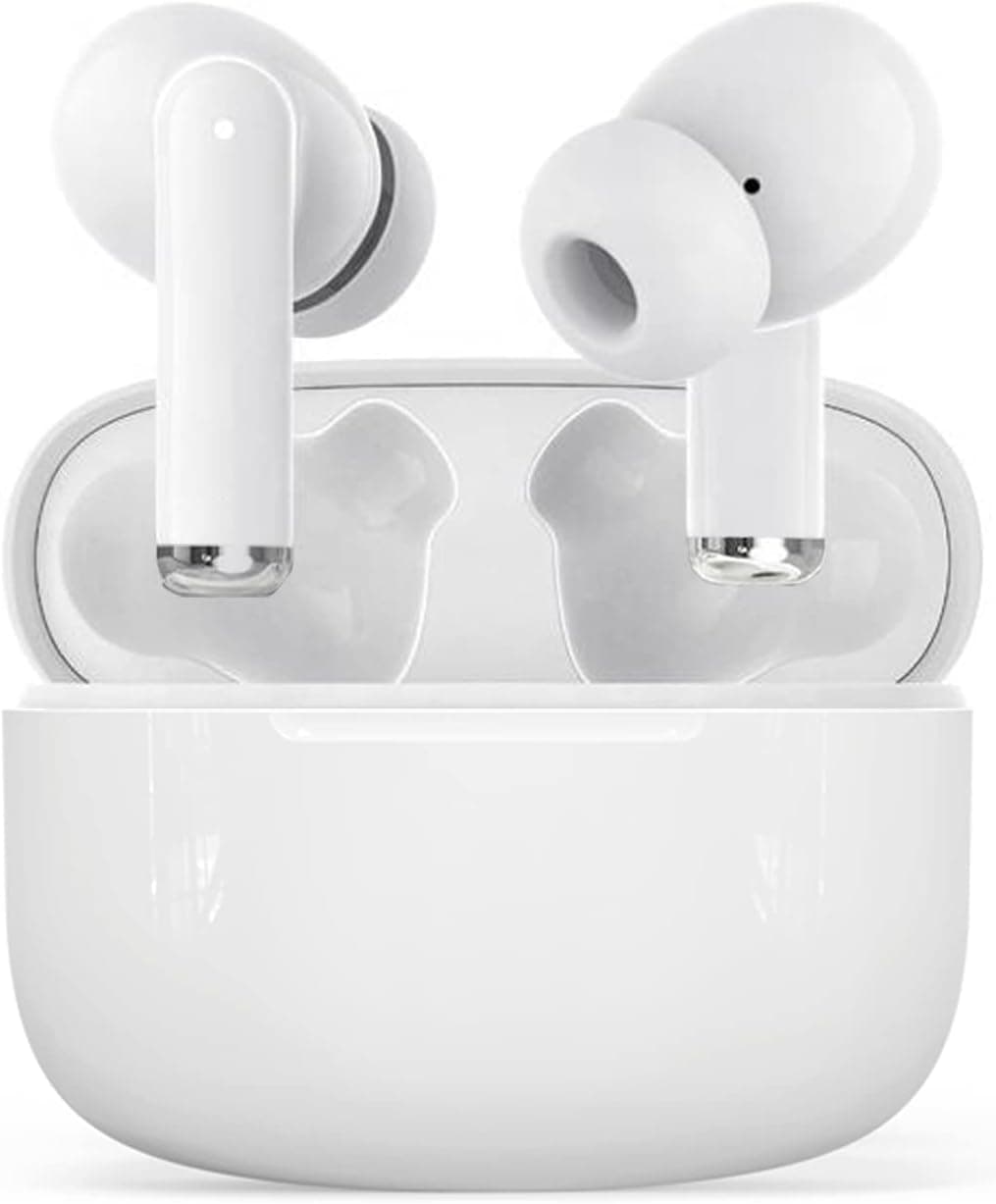 Yohoo Wireless Earbuds, Bluetooth 5.2 Headphones Mini Wireless in Ear with ENC Noise Cancelling Mic, 30H with HiFi Stereo IP7 Waterproof Earphones Air Buds Pro Touch Control Smart Pop-up Auto Pairing