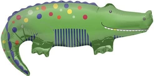 Single Source Party Suppies - 36" Crocodile Shape Mylar Foil Balloon