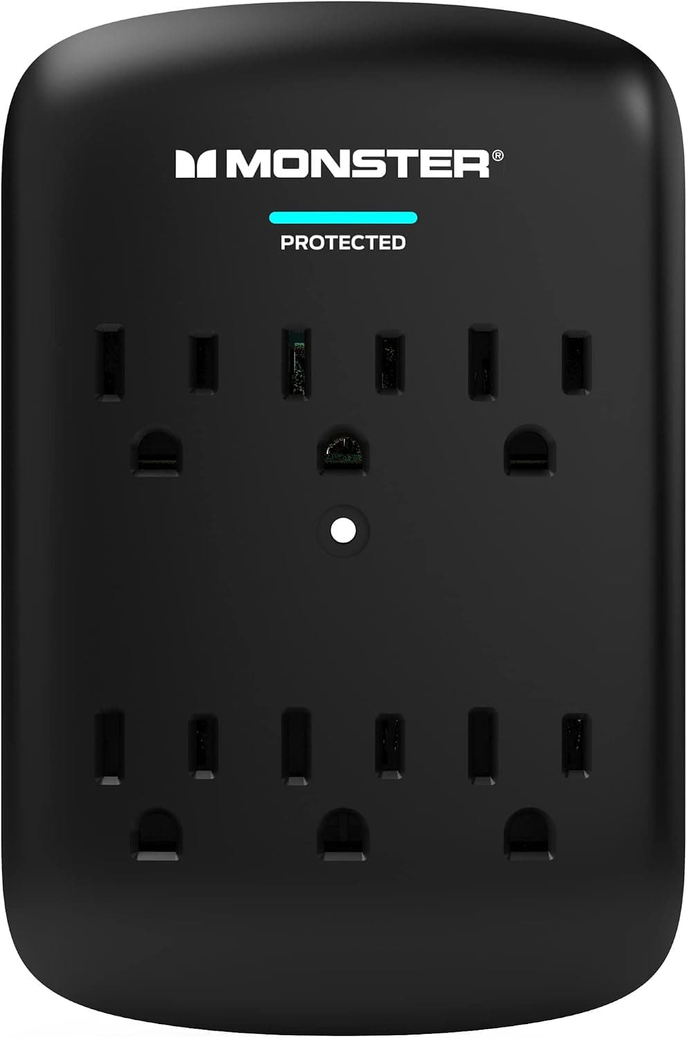 Wall Tap Plug 6-Outlet Extender with Outlet Surge Protector for Home, Travel, Office, Home Appliances, Computers, and Smart Phone Devices – 300J and ETL Listed