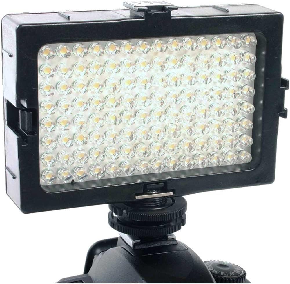DLC DV112A Video & DSLR "AA" & "Li-ion" LED Light Kit with Variable Light Output