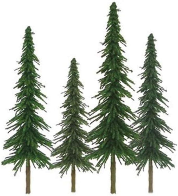 JTT Super Scenic Spruce 4" to 6" HO Scale - 24 Pack