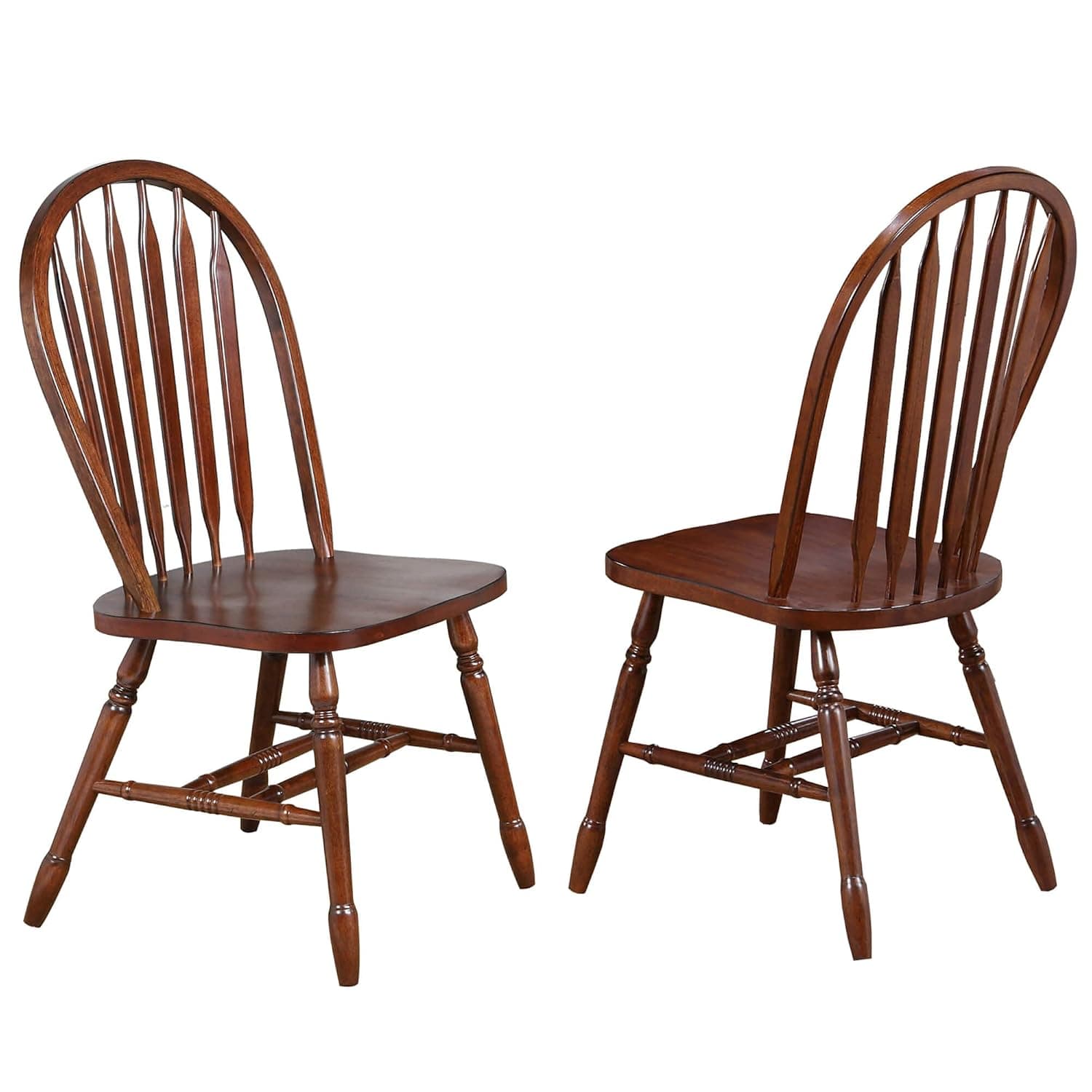 Sunset Trading Andrews Dining Chair, Distressed chestnut finish