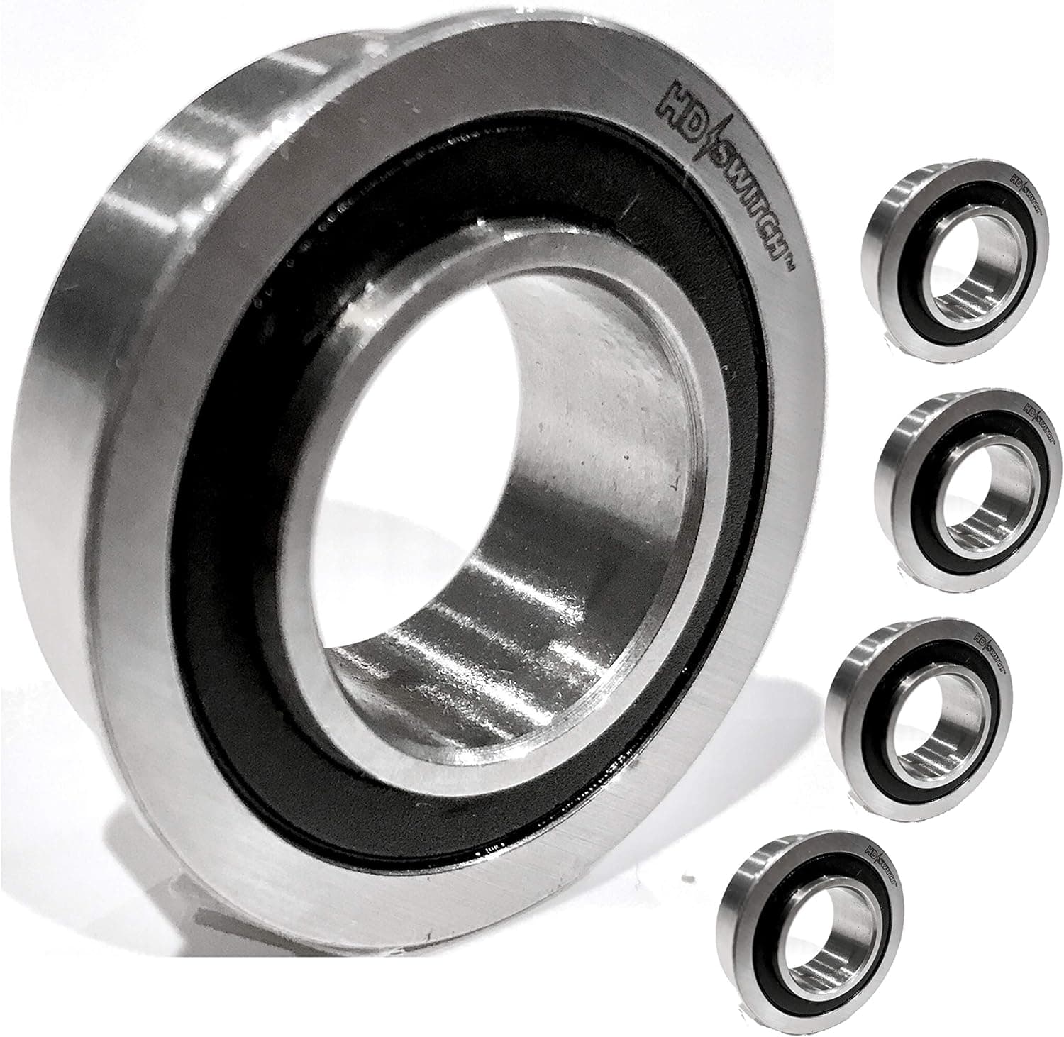 HD Switch (4 Pack Front Wheel Bearing Kit Replaces John Deere LX172 LX173 LX176 LX178 LX186 LX188