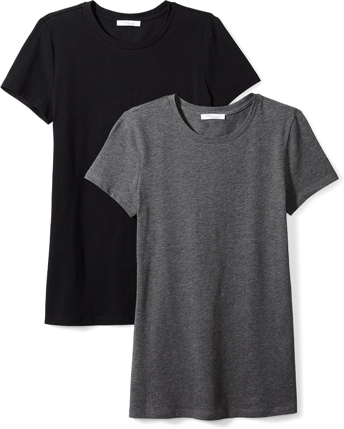 Amazon Brand - Daily Ritual Women's Stretch Supima Short-Sleeve Crew Neck T-Shirt