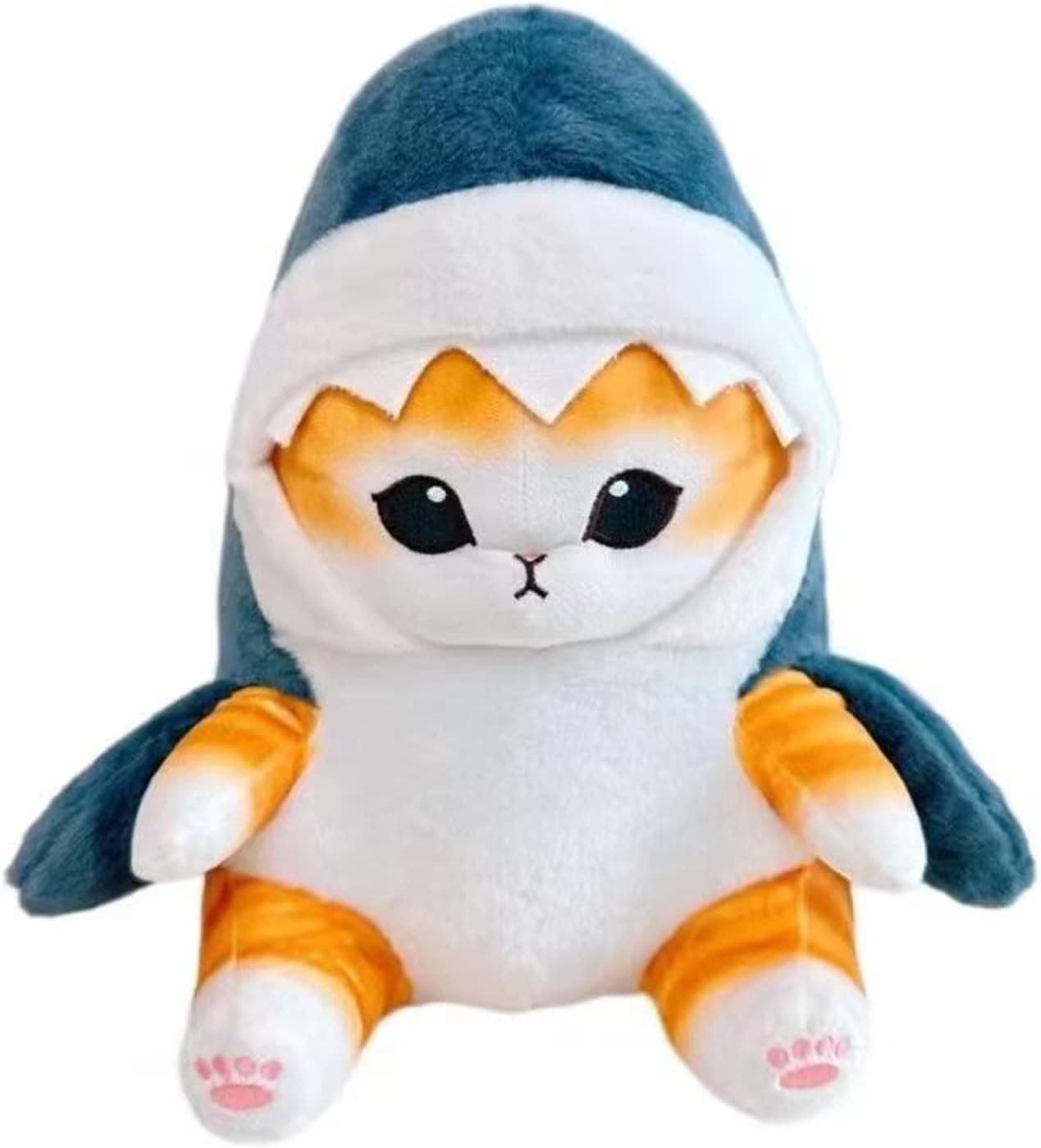 Aetxhkj Cats Plush Toys Shark cat Plush Toys Stuffed Animal Soft Plush Pillow 8.1in (Extended Version)