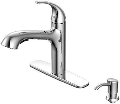 AquaSource Chrome Pull-Out Kitchen Faucet tem #: 265625 Model #: FP4A0008CP