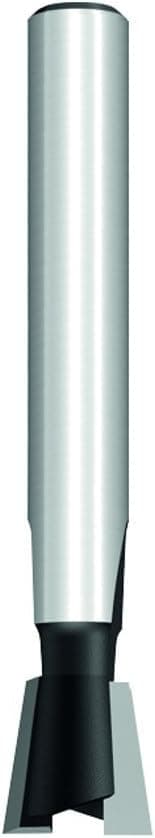 CMT 81809 Contractor Dovetail Bit, 3/8-inch Diameter, 9° Cutting Angle, 1/4-inch Shank