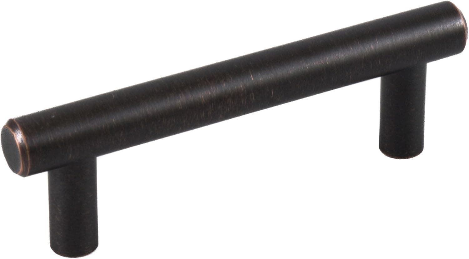 YuanKanJu Bar Pull Kitchen Cabinet Handle Oil-Rubbed Bronze Solid Steel 12mm 3" Hole Spacing 4" Length