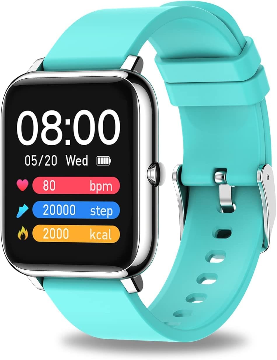 VEYKY Smart Watch for Women Men Fitness Activity Tracker Blood Pressure Blood Oxygen Sleep Monitor with Heart Rate Monitor 1.4 Full Touch Screen Smartwatch Compatible with iPhone Android Phones