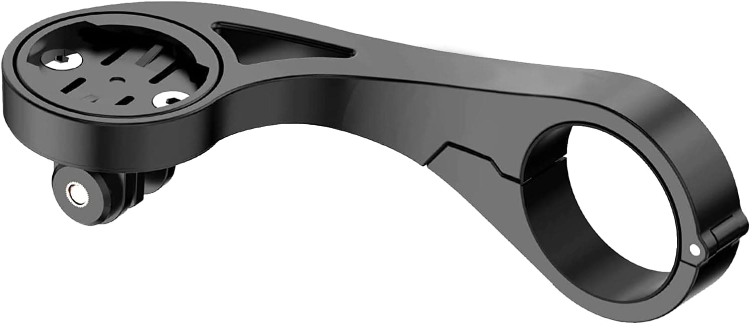 XOSS G/G+ Bike Computer Mount, Compatible for Bike Computer Garmin, Out Front Bike Computer Mount Road Black Plastic-Steel Durable (Edge Lite)