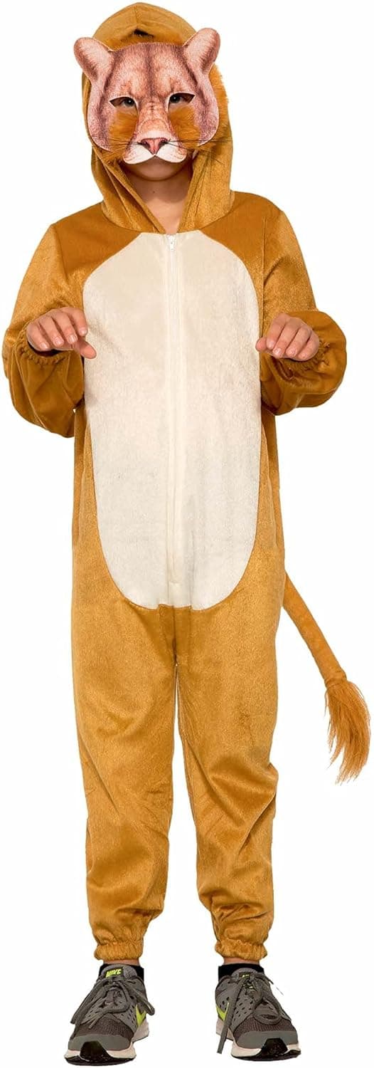 Childrens Lion Jumpsuit with Mask
