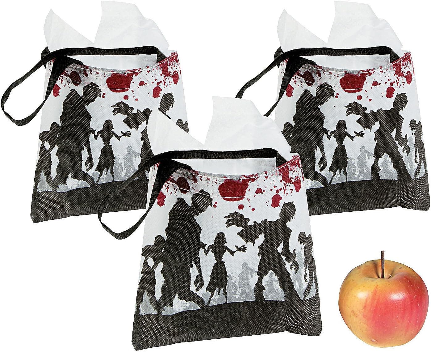 Fun Express Mini Zombie Tote Bags