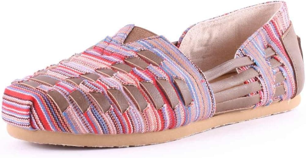 TOMS Womens Alpargata Huarache Brown Multi Woven 10004960