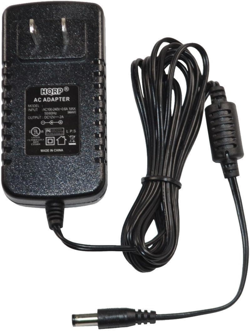 HQRP AC Adapter for Yamaha PA-40 / PA40 / PA-4 / PA4 Replacement Power Cord [UL Listed] Plus Euro Plug Adapter